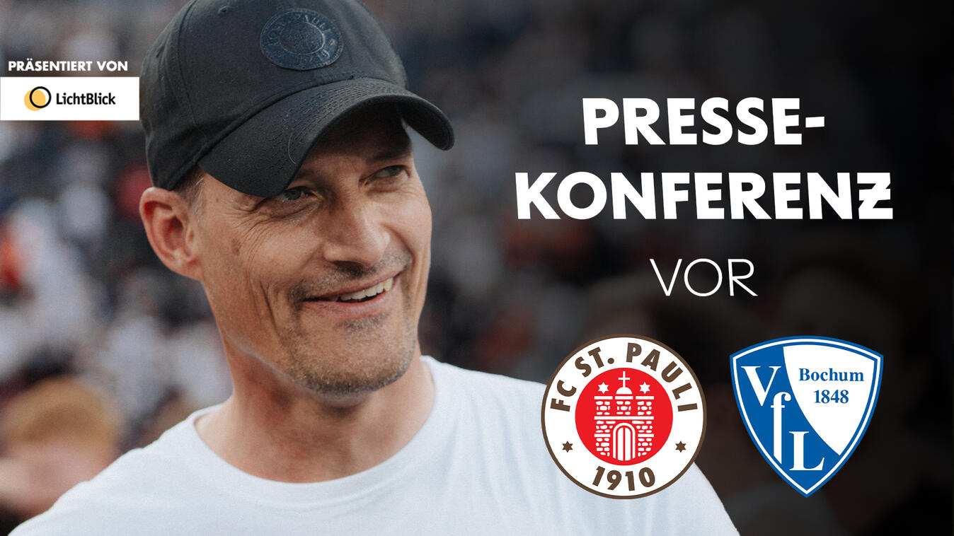 Video Vorschaubild - Die Pressekonferenz vor dem Spiel gegen den VfL Bochum | Präsentiert von LichtBlick