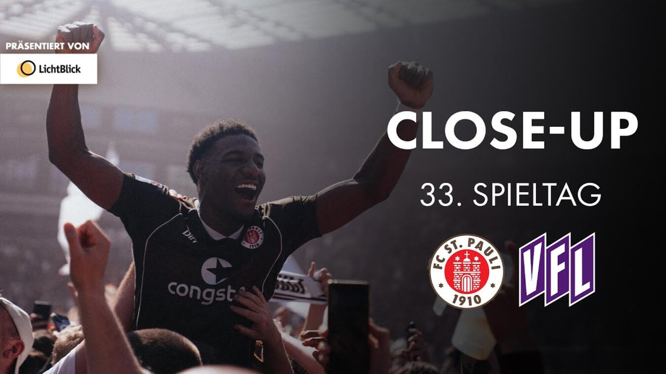 Video Vorschaubild - Close-Up: FC St. Pauli - VfL Osnabrück (33. Spieltag) I Präsentiert von LichtBlick