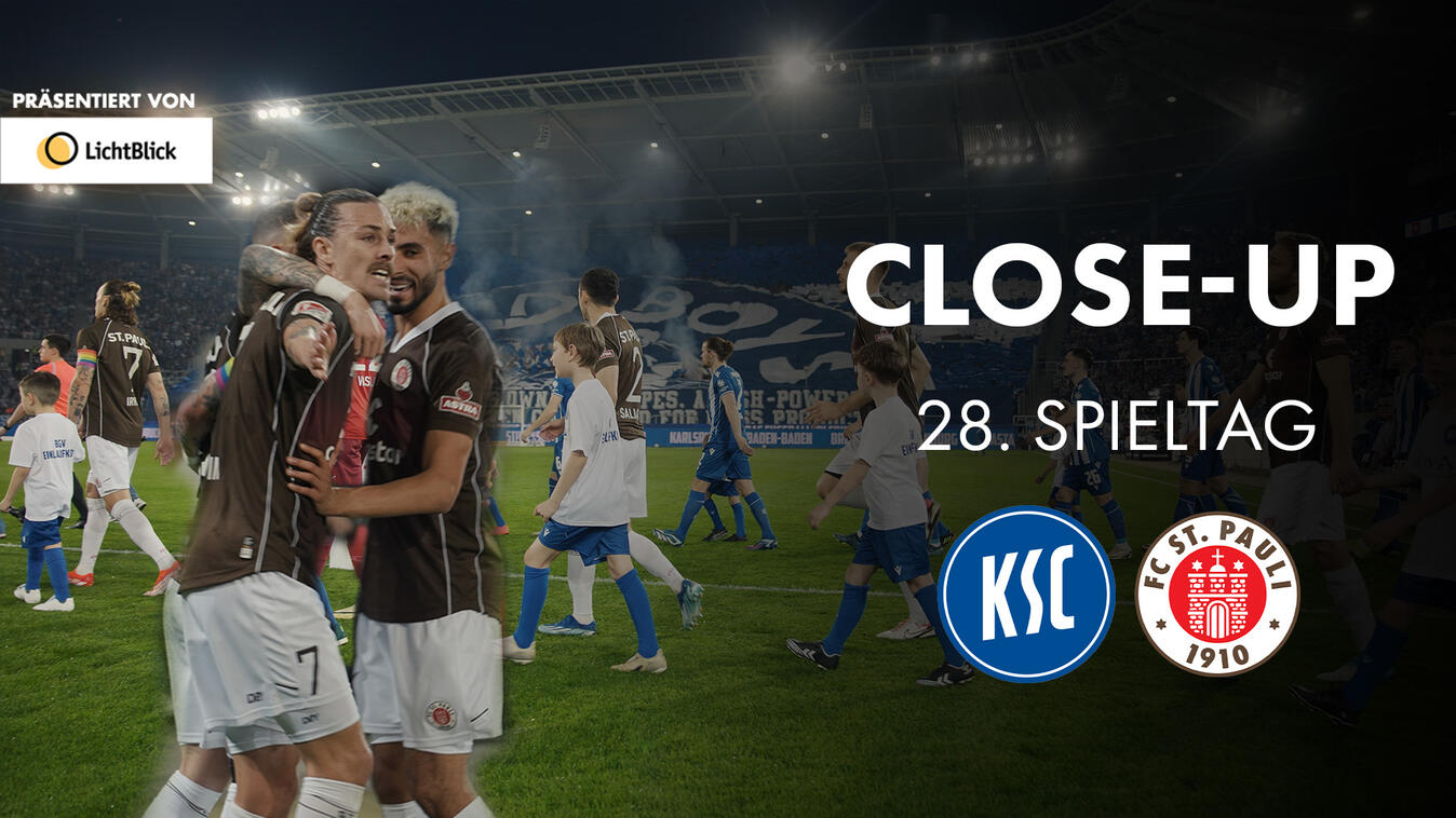 Video Vorschaubild - Close-Up: Karlsruher SC - FC St. Pauli (28. Spieltag) I Präsentiert von LichtBlick