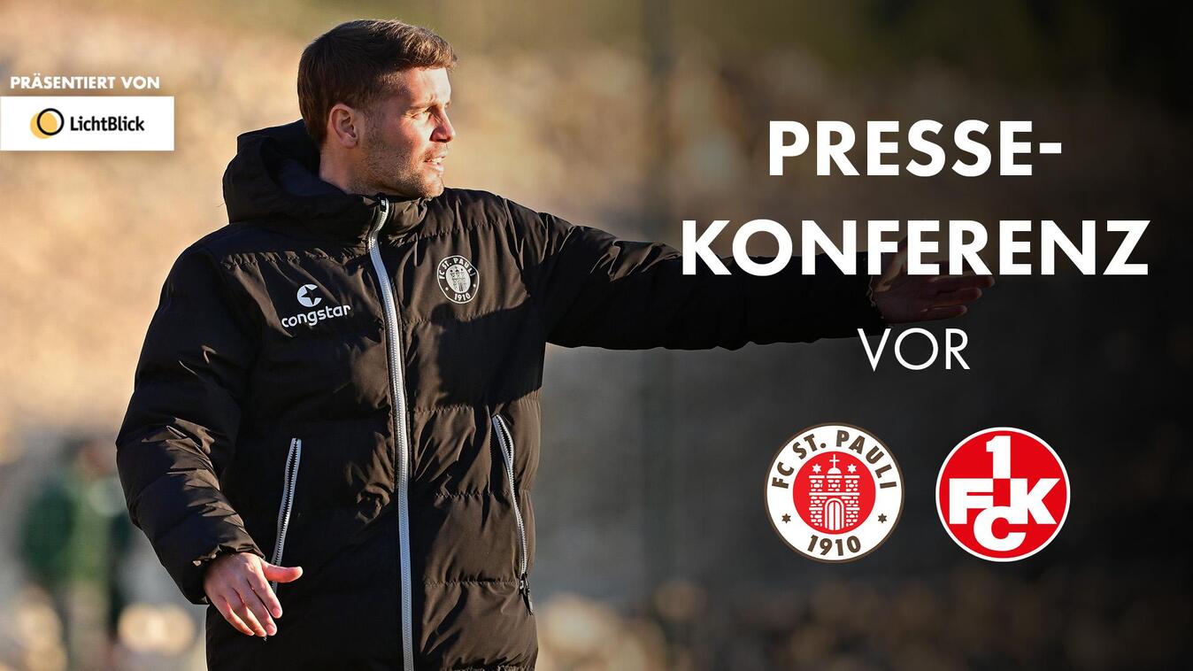 Video Vorschaubild - Die Pressekonferenz vor dem Spiel gegen den 1.FC Kaiserlautern I Präsentiert von LichtBlick