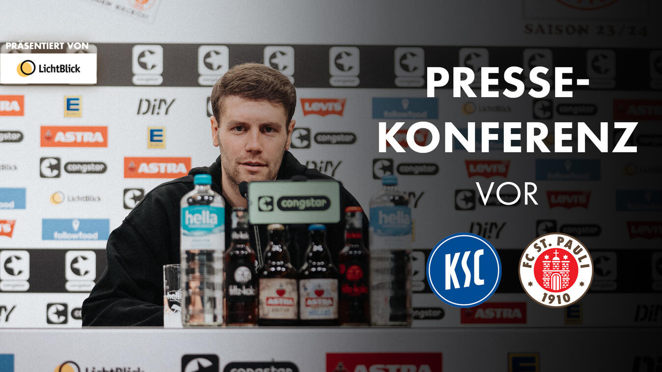 Video Vorschaubild - Die Pressekonferenz vor dem Spiel beim Karlsruher SC I Präsentiert von LichtBlick