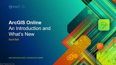 ArcGIS Online: An Introduction and What's New - Esri Videos: GIS ...