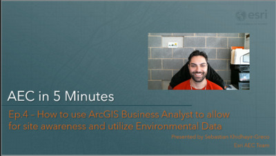 GIS for AEC in 5 min S1E4 - ArcGIS Business Analyst Demo Recording ...