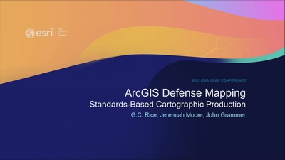 ArcGIS Defense Mapping: Standards-Based Cartographic Production - Esri ...