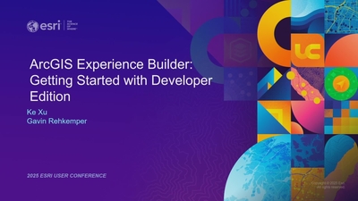 ArcGIS Experience Builder: Getting Started with Developer Edition ...