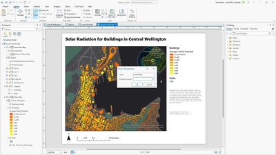 Use rulers in a layout in ArcGIS Pro - Esri Videos: GIS, Events, ArcGIS ...