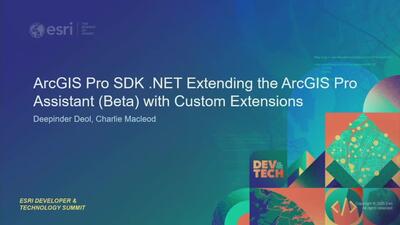 ArcGIS Pro SDK for .NET: Extending the ArcGIS Pro Assistant (Beta) with ...