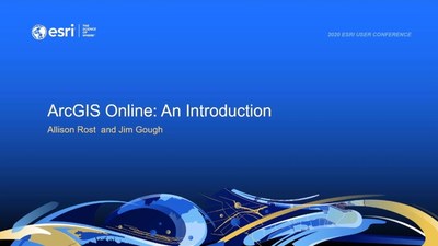 (11367) ArcGIS Online: An Introduction - Esri Videos: GIS, Events ...