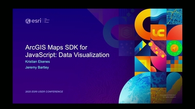ArcGIS Maps SDK for JavaScript: Data Visualization - Esri Videos: GIS ...