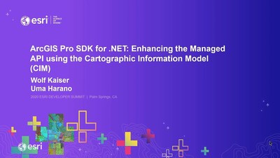 ArcGIS Pro SDK for .NET: Enhancing the Managed API Using the ...