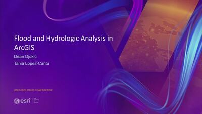 Flood And Hydrologic Analysis With ArcGIS - Esri Videos: GIS, Events ...