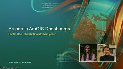 Arcade in ArcGIS Dashboards - Esri Videos: GIS, Events, ArcGIS Products ...