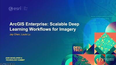 ArcGIS Enterprise: Scalable Deep Learning Workflows for Imagery - Esri ...