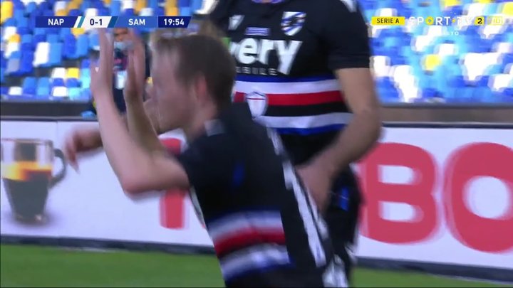 SPORT TV - Sampdoria, Golo, J. Jankto, 20m, 0-1 - LIGA ...