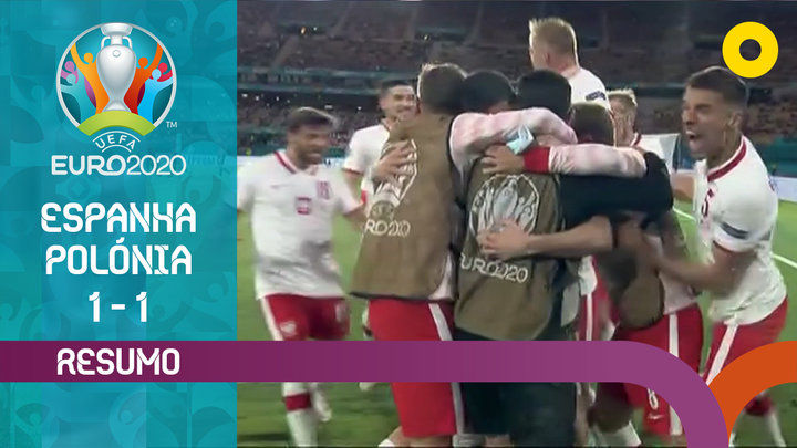 SPORT TV - UEFA Euro 2020: Resumo Espanha 1-1 Polónia