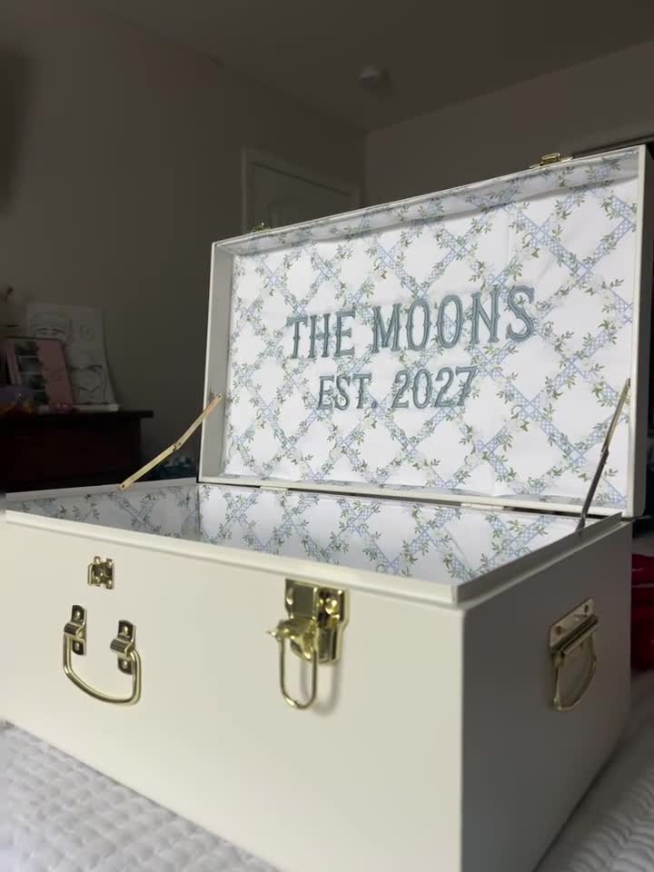 Quick Ship 'I Do' Grand Bridal Trunk | Petite Keep