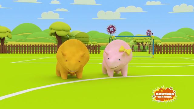 Dino the Dinosaur - Tag game / Kites / FIFA Soccer / Make donuts