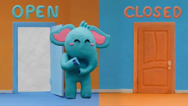 Play-Doh Learning The Opposites Song