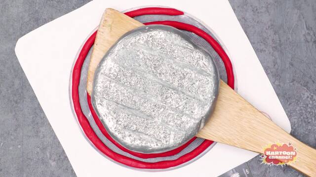 Silver Burger, Wooden Fries and Slime Cocktail || ASMR