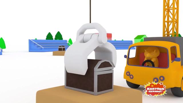 Chests filled with balls / Birthday Cake / Truck Toys / Trampolines
