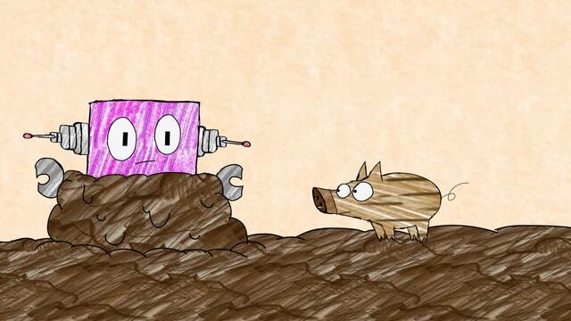 MUDDY MONSTERS? ROOKIE AND THE FRESHLING