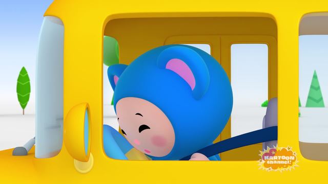 Wheels on the Bus Color Song