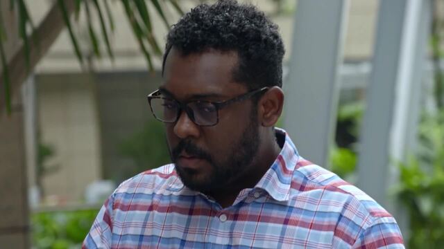 Kenneth argues with Mathilda