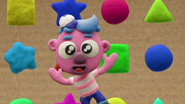 Play-Doh Learning The Shapes Song