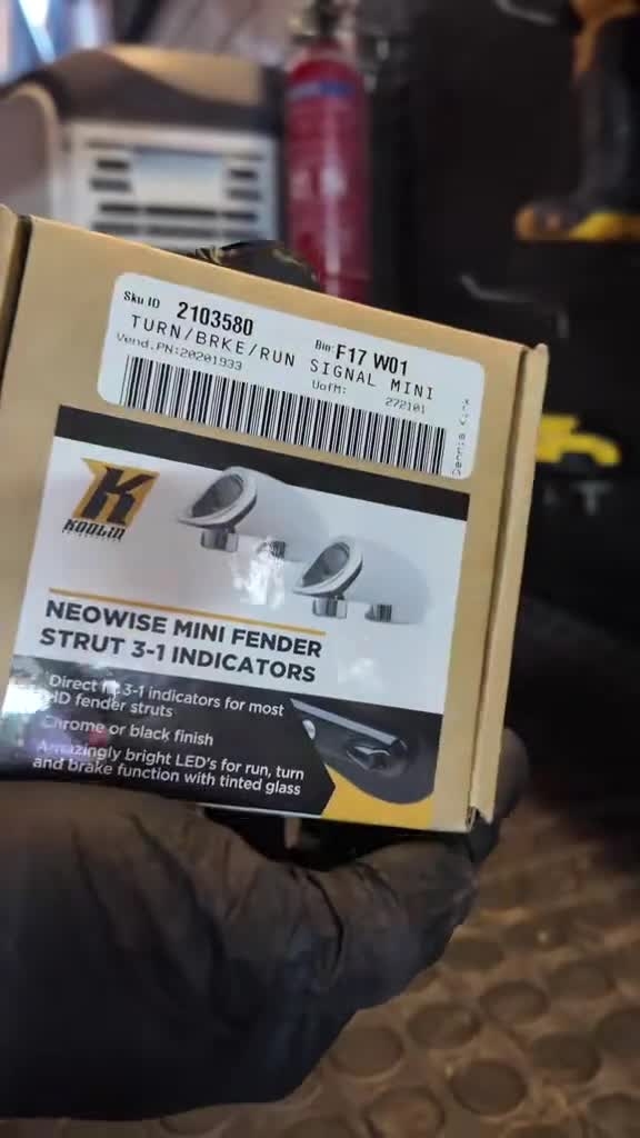 Kodlin Neowise 3-1 Mini Fender Strut Indicators in Black