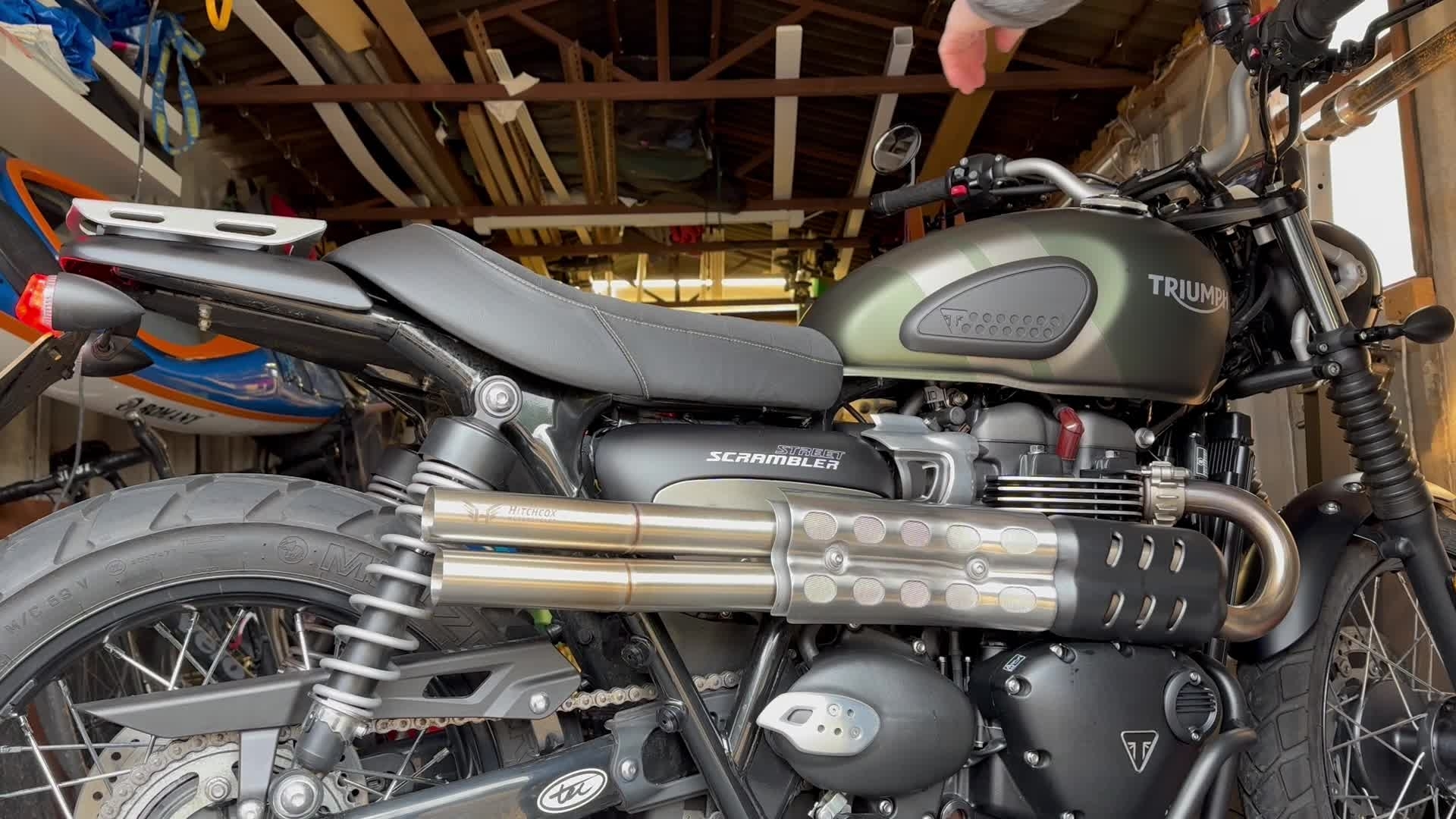Triumph street scrambler exhaust best sale